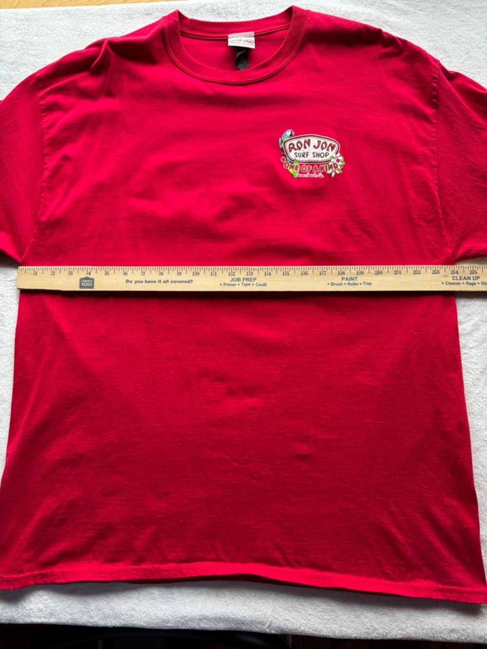Ron Jon Red Surf Shop Graphic Long Sleeve Tee UNISEX XXL GRAPIC’s on BACK&SLEEVE - Picture 9 of 13